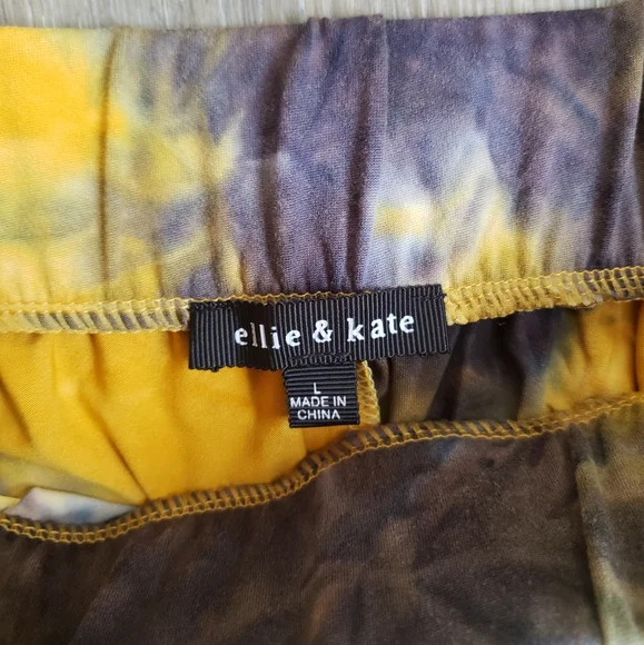 TIE DYE RUCHED LEGGINGS - Picture 6 of 13